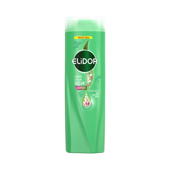 Elidor Superblend Saç Bakım Şampuanı Sağlıklı Uzayan Saçlar 400ml