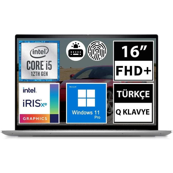 Inspiron 16 5620 I56206005U06 I5-1235U 8gb 512SSD 16" Fullhd+ W11P Taşınabilir Bilgisayar ürün görseli
