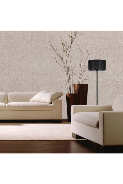 Lumexx MERCAN LAMBADER SİYAH SİLİNDİR HASIR SİYAH ABAJURLU ürün görseli