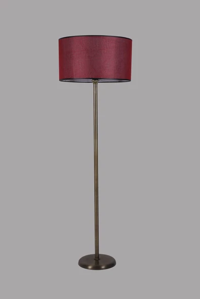 Lumexx MERCAN LAMBADER ESKİTME SİLİNDİR HASIR BORDO ABAJURLU - 3