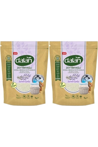 Dalan Granül Sabun Lavanta 2x1000gr