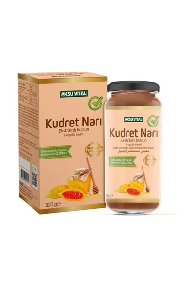 Aksu Vital Propolis Ilaveli Kudret Narı Ekstraktlı Macun 300 G