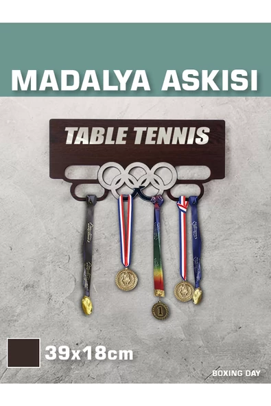 Masa Tenisi Madalya Askısı, Tennis Sporcu Ödül Duvar Askılı Madalyalık, Madalya Tutucu