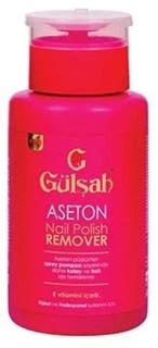 Gülşah Nail Polish Remover E Vitaminli Pompalı Aseton 175 ml