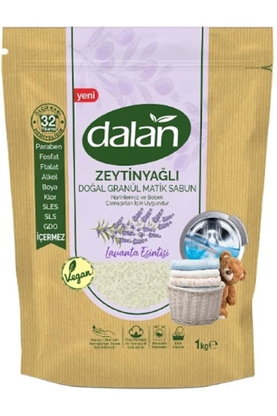 Dalan Granül Doğal Lavanta Esintisi 4 x 1 KG - 2