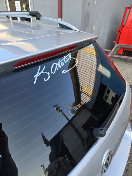 Metal Yazı 29x9cm Atatürk İmza - 2