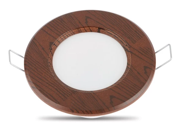 Nisa Luce 5W Led Spot Armatür Ceviz Kasa EAMP060/C