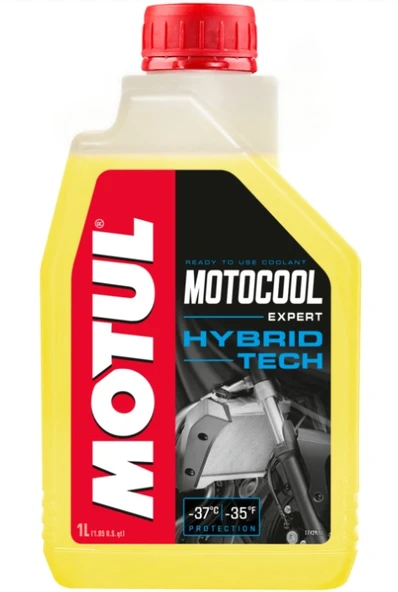 Motul Motocool Expert -37 Derece 1 lt Sarı Motosiklet Antifriz