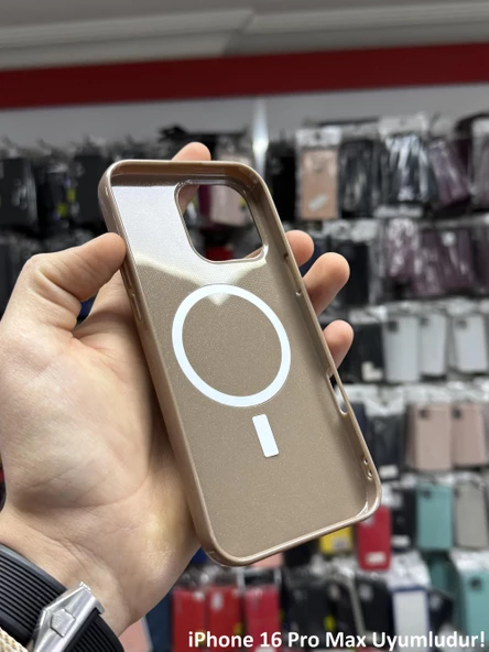 İphone 16 Pro Max Uyumlu Premium Özel Seri Magsafe Think Kılıf - Resim 3