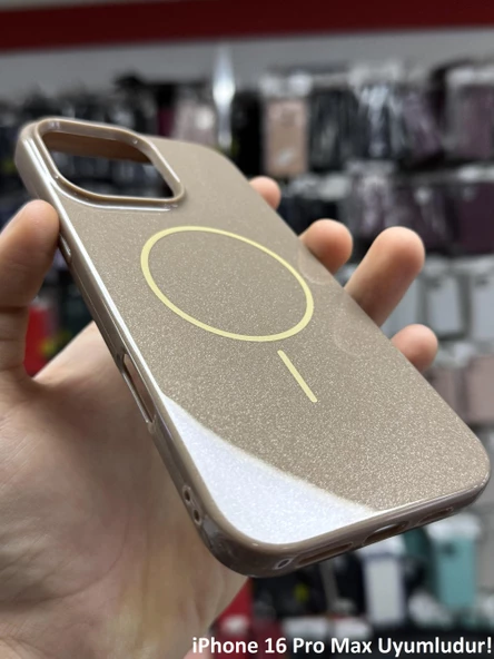 İphone 16 Pro Max Uyumlu Premium Özel Seri Magsafe Think Kılıf - Resim 2