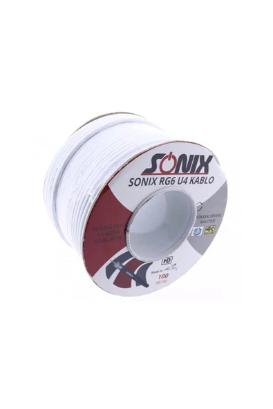 Sonix Rg6-u4 48 Tel 100 Mt. Uydu Anten Kablosu