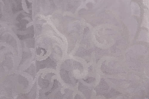 ŞAL MODEL BEYAZ RENK TEK KANAT Hazır dikilmiş Pileli Fon Perde 300*260 cm - Resim 5