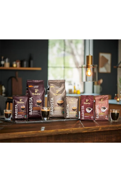 Tchibo Barista Caffe Crema Çekirdek Kahve 1 kg - Resim 5