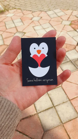 Sevgililer günü kartları- 14 şubat hediye kartı -6 ADET- - Resim 4