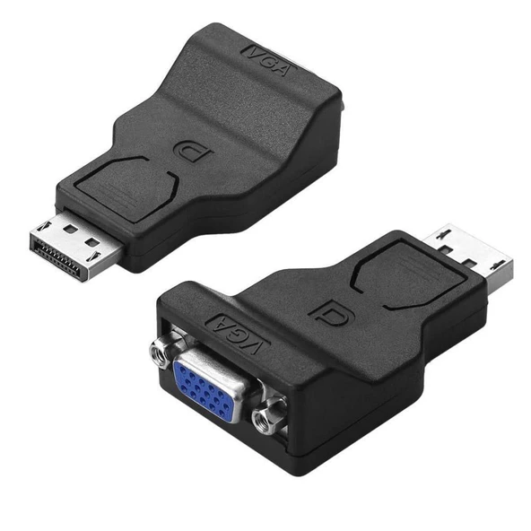Displayport To Vga Çevirici Dönüştürücü Adaptör - 3