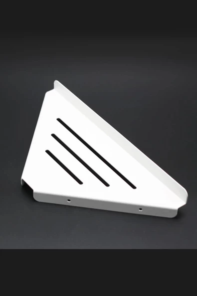 Köşe Banyo Mutfak Düzenleyici, Banyo Mutfak Organizer, Şampuan Rafı, Köşe Rafı, Beyaz - 2