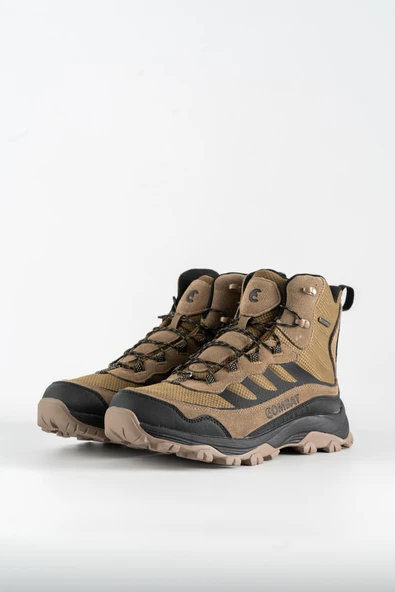 Combat Tactical Outdoor Bot Günlük Ortopedik Spor Bot Rahat Kaymaz Kalın Taban Yarım Bot Dayanıklı - 0103 - 4