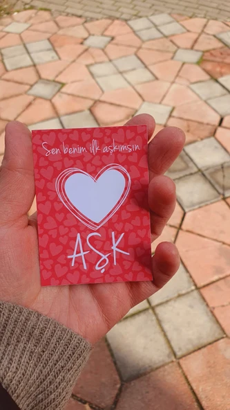 Sevgililer günü kartları- 14 şubat hediye kartı -6 ADET- - Resim 8