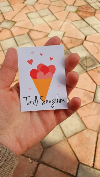 Sevgililer günü kartları- 14 şubat hediye kartı -6 ADET- - Resim 9