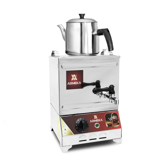 Armeka 10 Litre Çay Kazanı Elektrikli Pleytsiz Çay Kazanı Çay Ocağı Sanayi Tipi - 2