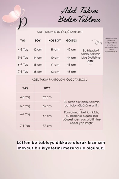 Kız Çocuk Adel Uzun Kollu Fırfırlı Body Bluz Ispanyol Tayt Pantolon Tarçın Eşofman Takımı - 4