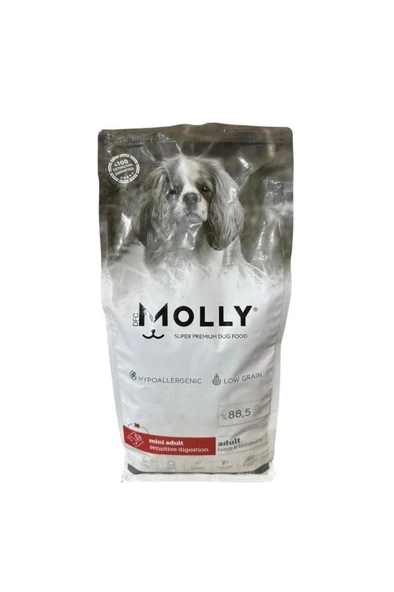 Molly Kuzulu ve Yabanmersinli Mini Irk Yetişkin Köpek Maması 2 kg - 2