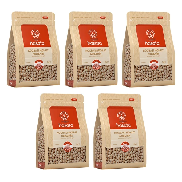 Hasata Koçbaşı Nohut Kırşehir 1 kg x 5 Adet ürün görseli 1