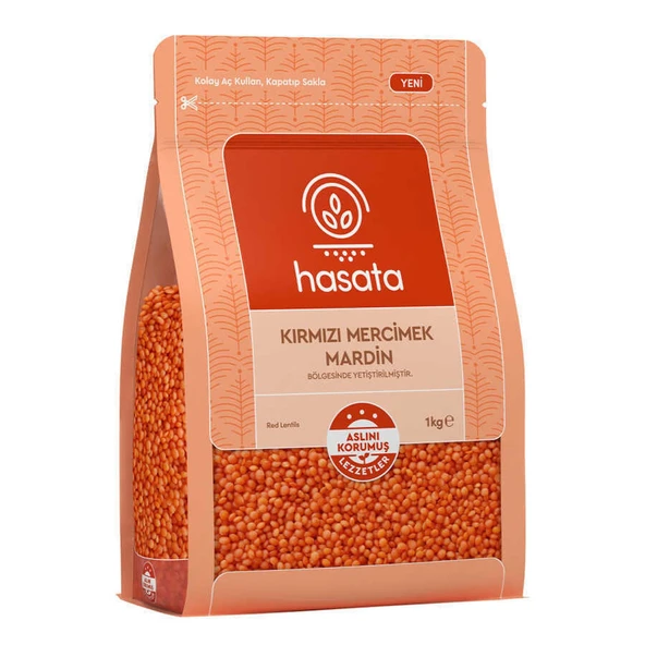 Hasata Kırmızı Mercimek Mardin 1 kg x 5 Adet - 2