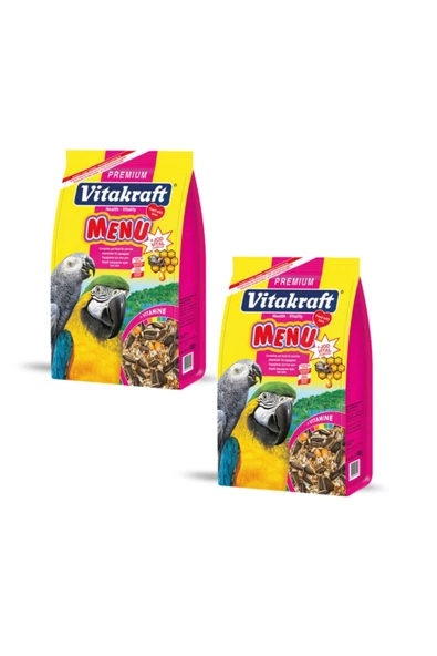 Vitakraft Menu Premium Papağan Yemi 1000 gr X 2 Adet