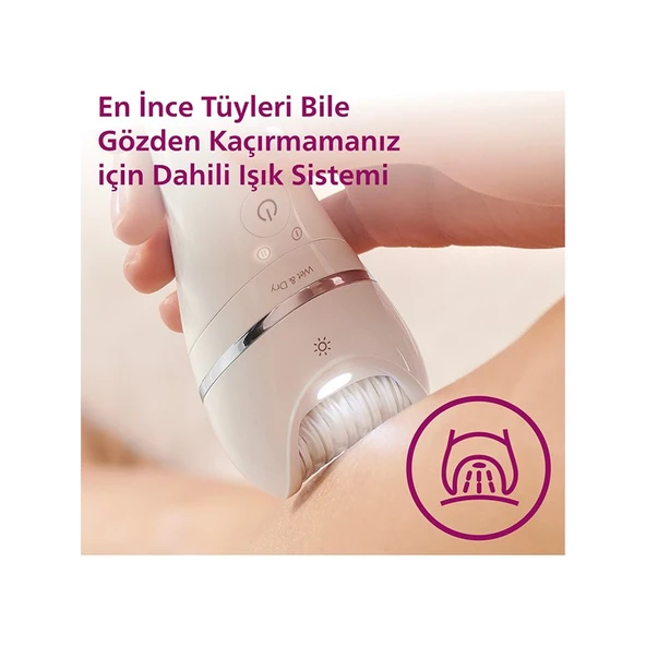 Philips 8000 Serisi BRE720/05 Islak Kuru Epilatör - 3