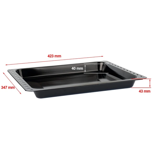 Emaye Fırın Tepsi , Kumtel ile Uyumlu - Resim 2