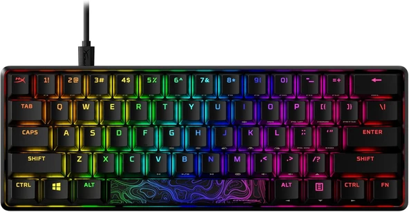 HyperX Alloy Origins 60 RGB Kablolu Mekanik Oyuncu Klavyesi