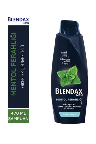 Blendax Mentol Ferahlığı Erkekler Için Nane Özlü Şampuan 470 ml