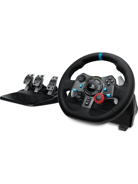 Logitech G G29 PS5, PS4 ve PC ile Uyumlu Driving Force Yarış Direksiyonu - Siyah