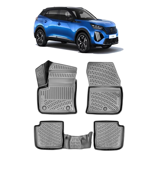 Rizline Peugeot 2008 Elektrikli 2022 + 3D Havuzlu Paspas ürün görseli