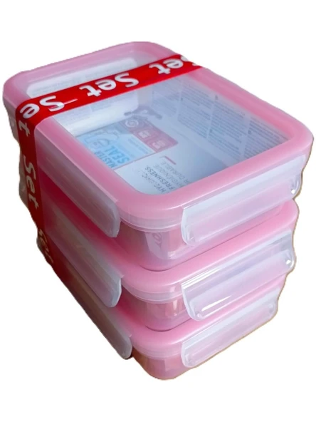 Tefal 3'lü Plastik Saklama Kabı 3 X 0.8L Şeffaf - 2