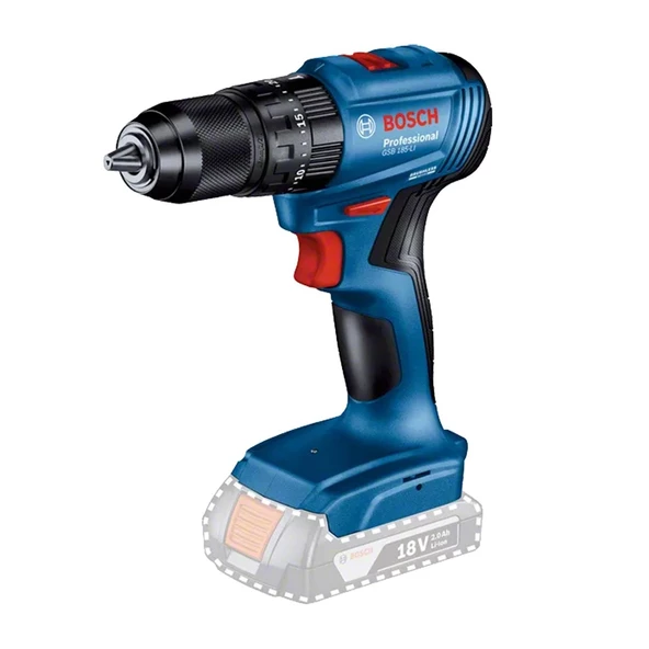 Bosch Professional GSB 185-LI + GWS 180 + 1 Adet 2.0 Ah Akü + 1 Adet 4.0 Ah Akü + GAL 18V-40 Şarj Cihazı - 06019H9026 - 3