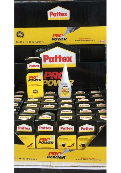 Pattex Pro Power Japon Yapıştırıcı 15G 5 Adet