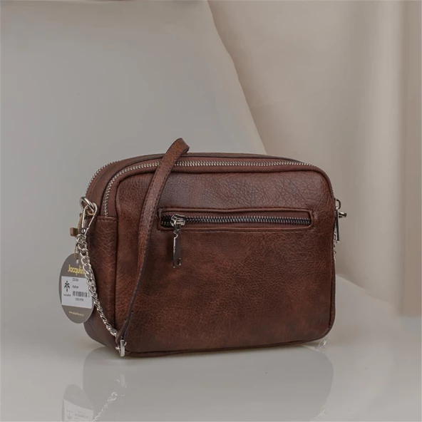 Jacquline Kahverengi Kaikias Kadın Çapraz Çanta - Resim 3