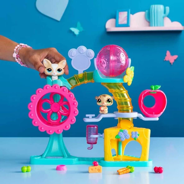 Sunman Littlest Pet Shop Minişler Eğlence Fabrikası Oyun Seti S1 00519 - 3