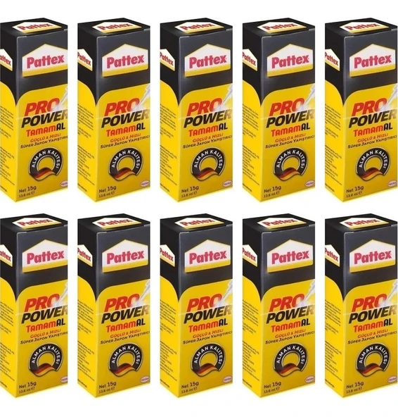 Pattex Pro Power Likit Japon Yapıştırıcı 15 gr 10 Adet ürün görseli