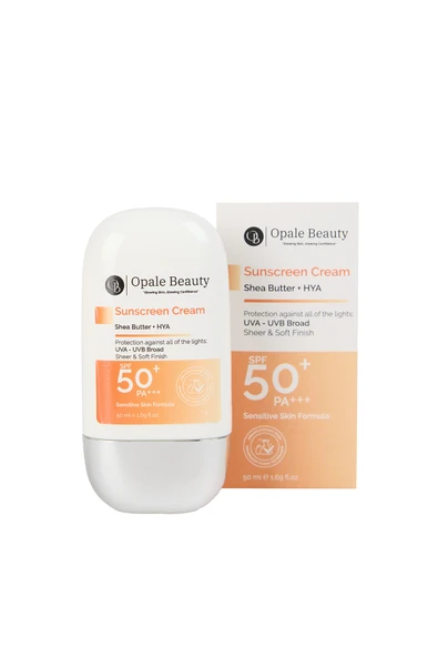 Opale Beauty SunScreen Cream 50ml SPF 50+ PA++++ UVA ve UVB Tam Koruma - Shea Butter+HYA - 3