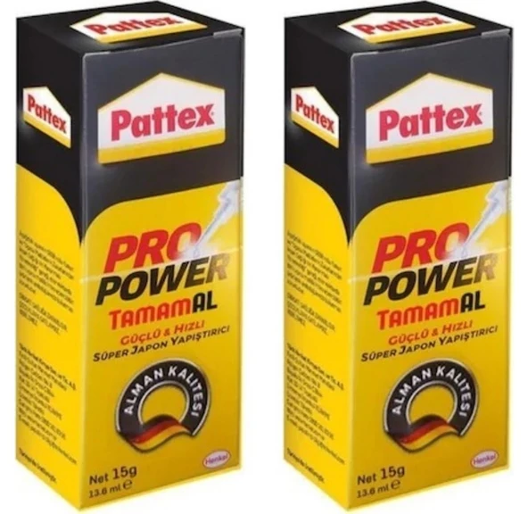 Pattex Pro Power Likit Japon Yapıştırıcı 15 gr 2 Adet