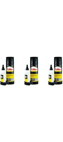 Pattex 2k Profesyonel Hızlı Yapıştırıcı 2k 400ml+100ml 3 Adet