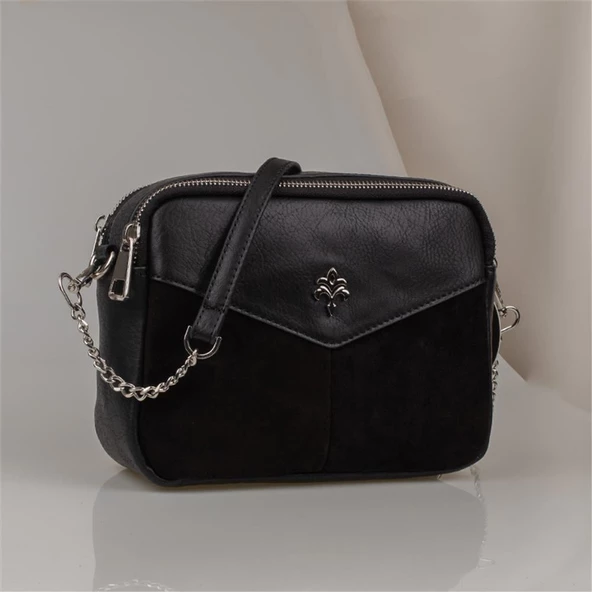 Jacquline Siyah Kaikias Kadın Çapraz Çanta - Resim 2