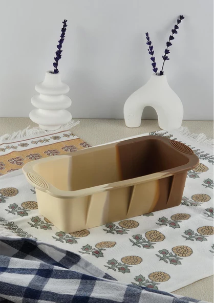 Silikon Kek Kalıbı - Baton Kek, Kurabiye Kalıbı - Isıya Dayanıklı, 1 Litre - 2