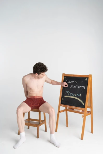 Mercan 3'lü Çok Renkli Pamuklu Likralı Erkek Boxer (BORDO LACİVERT DEĞER) - 2