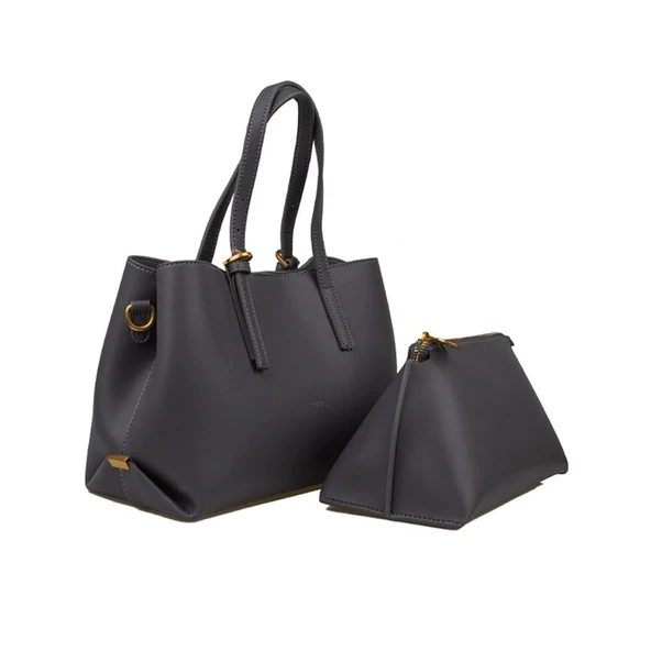 Jacquline Gri Faethon Kadın Casual El Çantası ürün görseli