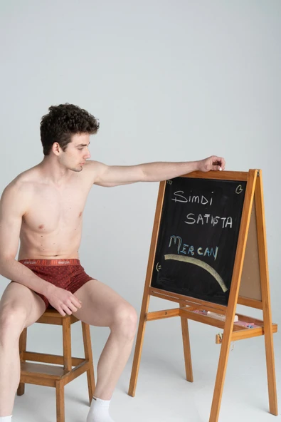 Mercan Erkek Çok Renkli 3'lü Likralı Pamuklu Boxer (BEYAZ DEĞER SİYAH) - 2