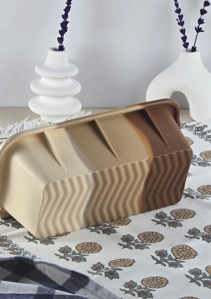 Silikon Kek Kalıbı - Baton Kek, Kurabiye Kalıbı - Isıya Dayanıklı, 1 Litre - 4